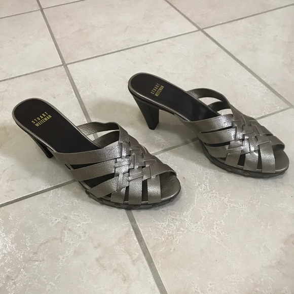 Brand New Silver, Gray Stuart Weitzman Shoes,!! - Picture 4 of 5